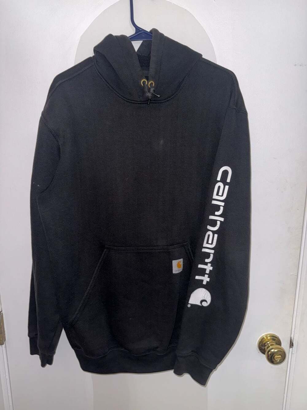 Carhartt K288-ORG Logo Sleeve Hooded Sweatshirt